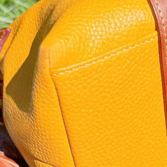 Dooney & Bourke Pebble Grain Domed Leather Bristol Satchel - Picture 10 of 14